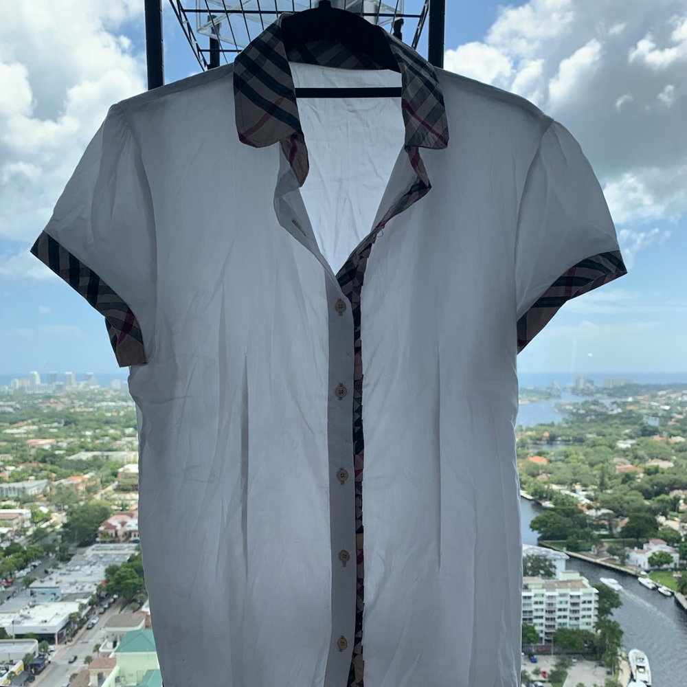 Look a like Burberry collared Shirt